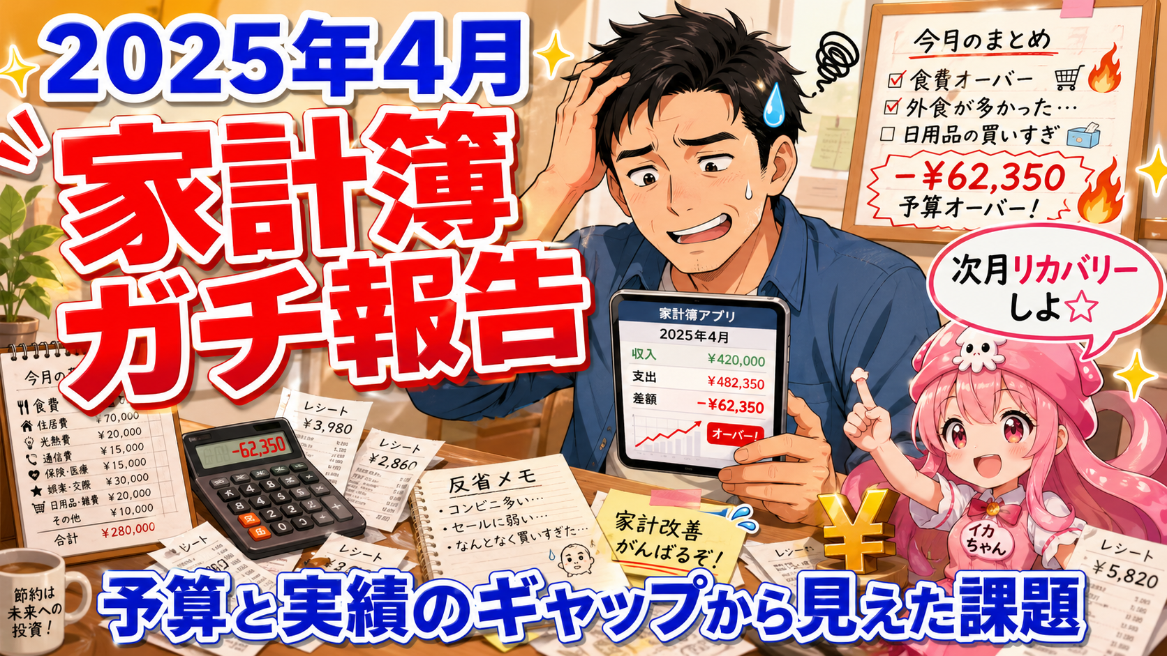 ２０２５年４月の家計簿