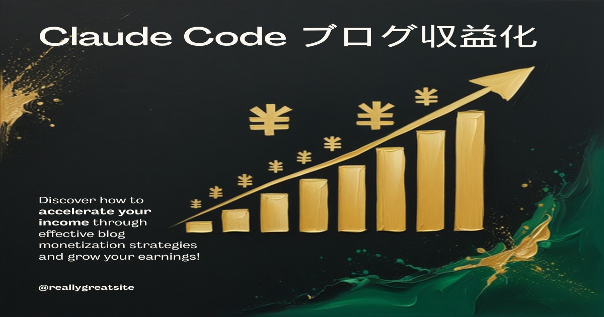 Claude Codeでブログ収益化を加速！40代がWordPress運営に活かす5つの実践術