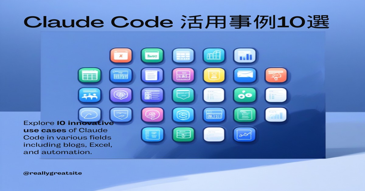 Claude Code活用事例10選！副業・ブログ・投資・日常業務を自動化する具体的な使い方